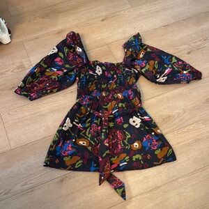 Cleobella Floral Puff Sleeve Dress